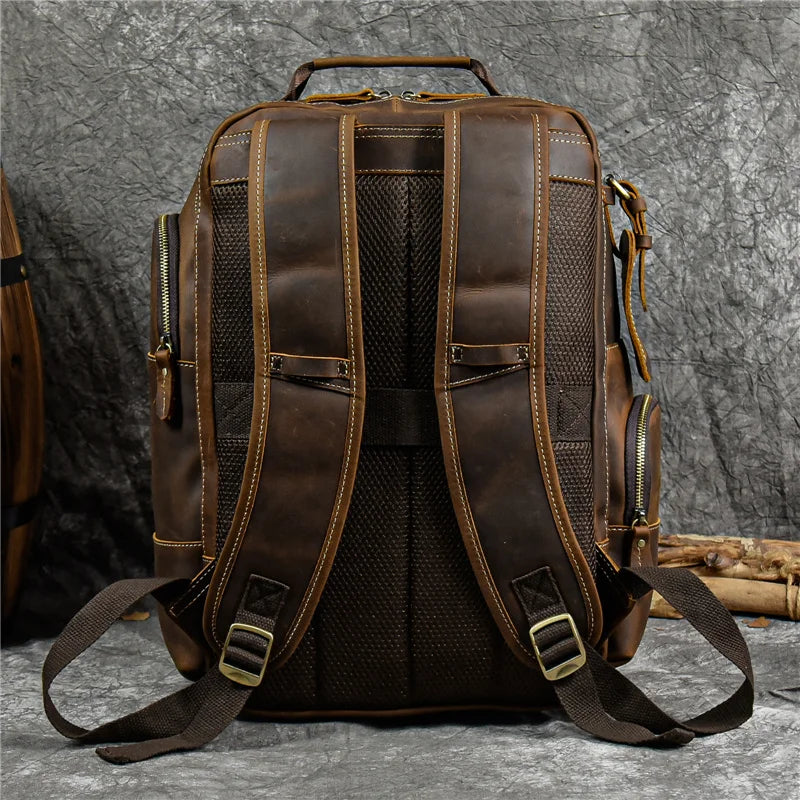 Newsbirds Leather Backpack