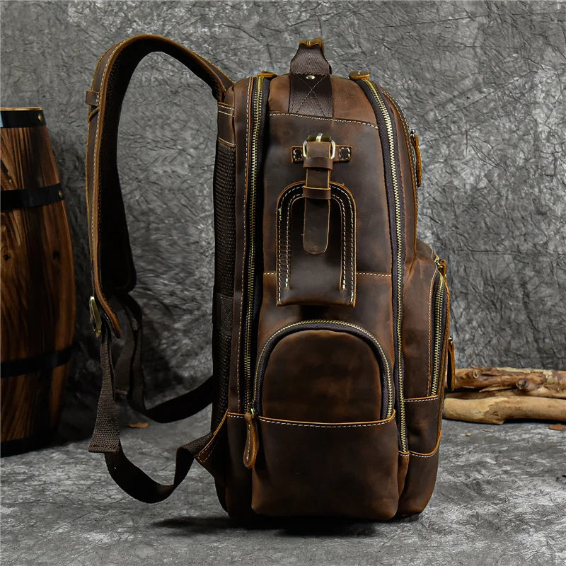 Newsbirds Leather Backpack