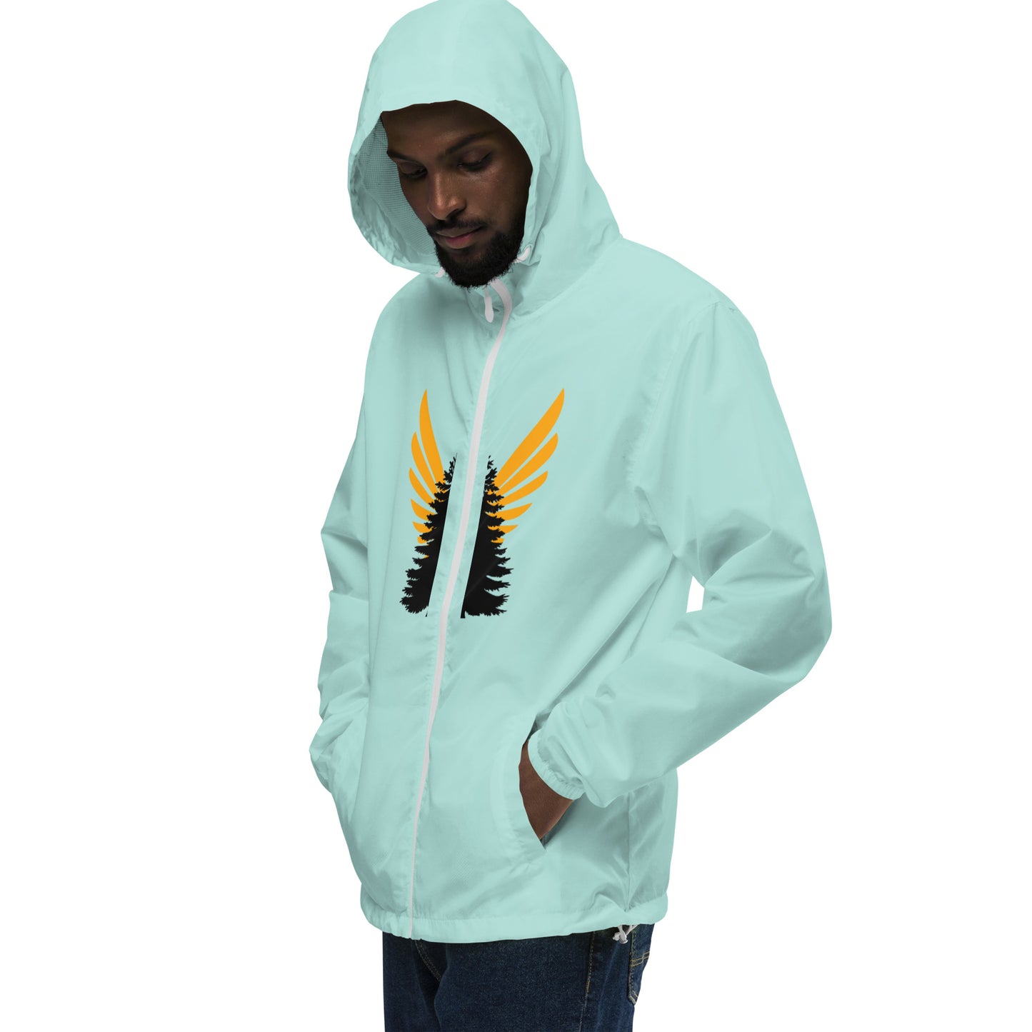 Pine Angel lightweight zip up windbreaker