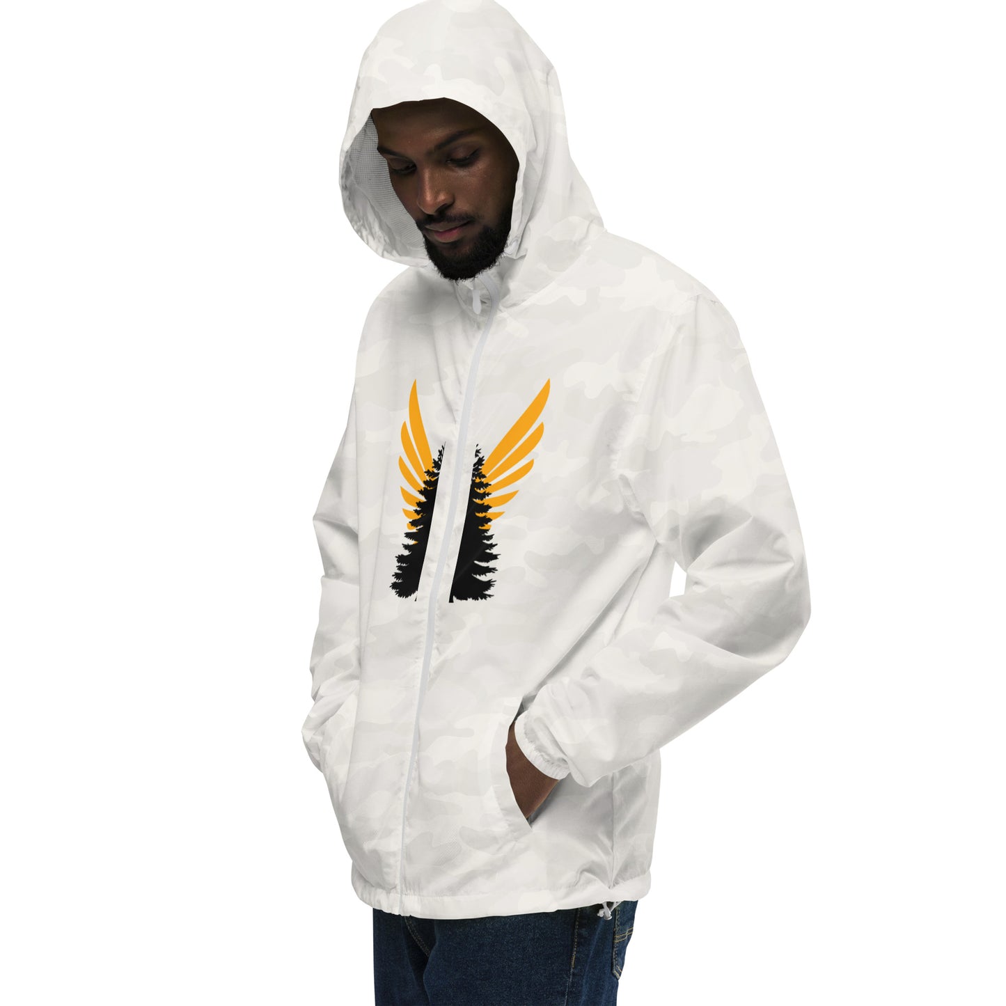 Pine Angel lightweight zip up windbreaker